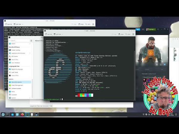 Raspberry Pi 5 - Fedora with AMDGPU and Halflife 2